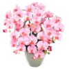 造花 光触媒 胡蝶蘭 大輪 薄ピンク Ｍ 5本立ち