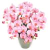造花 光触媒 胡蝶蘭 大輪 薄ピンク Ｍ 5本立ち